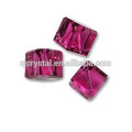 High quality glass beads,square crystal beads